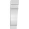 Ekena Millwork 3-in. W x 8-in. D x 12-in. H Copenhagen Architectural Grade PVC Knee Brace BRCP03X08X12CHG - alternate 4
